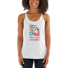 Load image into Gallery viewer, &#39;I am a woman&#39; - Women&#39;s Racerback Tank
