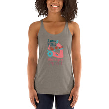 Load image into Gallery viewer, &#39;I am a woman&#39; - Women&#39;s Racerback Tank
